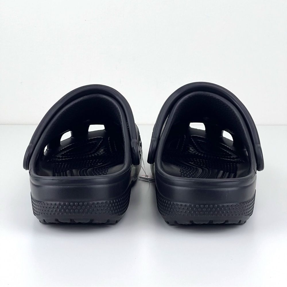 NEW UNISEX Black Crocs Classic Clogs - Picture 5 of 8